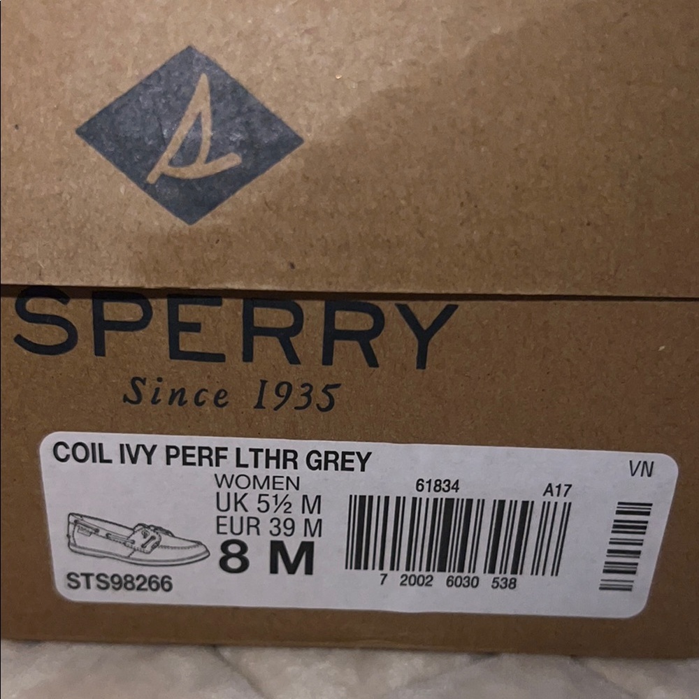 Sperry Women's Gray Boat Shoes - Picture 4 of 6